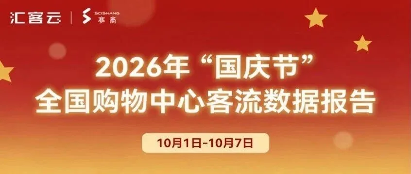 2026年“国庆节”全国购物中心客流数据报告