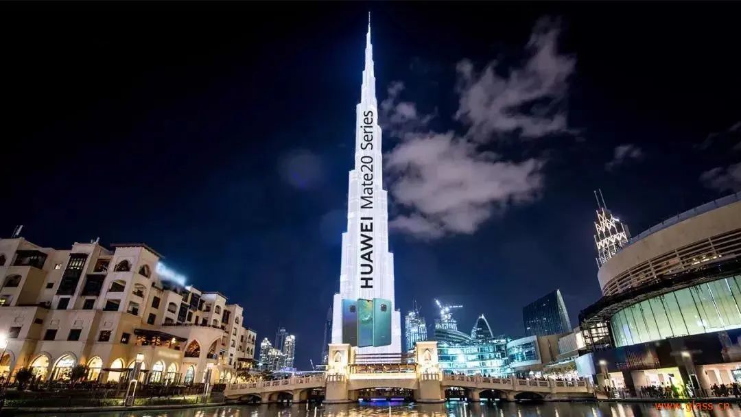 华为手机户外广告