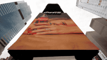 可口可乐户外广告